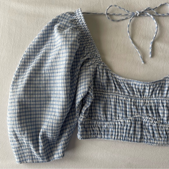 SONG OF STYLE size Small Cassia Top in Blue & White - Picture 3 of 9